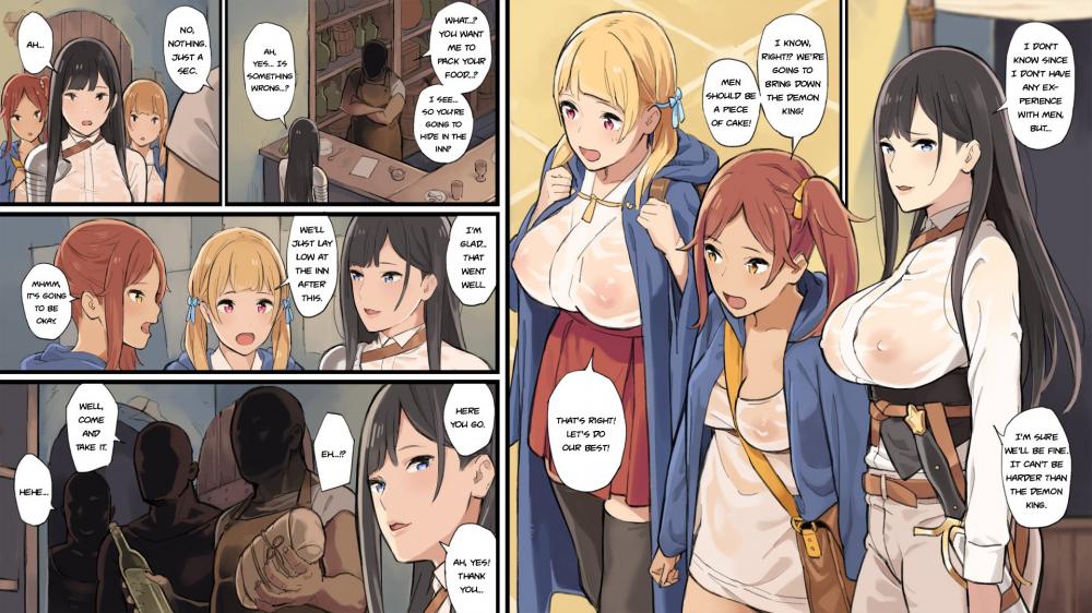 Hentai Manga Comic-The Female Adventurers, Upon Arriving at an Oasis in the Desert...-Chapter 2-5